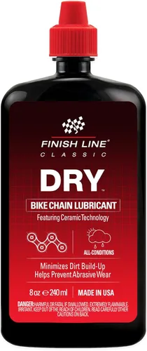 Vista 5 de Finish Line Dry Chain Lubricante Squeeze Bottle 128 fl oz Jarra de 1 galón