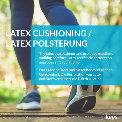 Vista 6 de Plantillas de zapatos con control de olores para hombres y mujeres – Kaps Actifresh - Insertos finos higiénicos para zapatos con tecnología Swiss