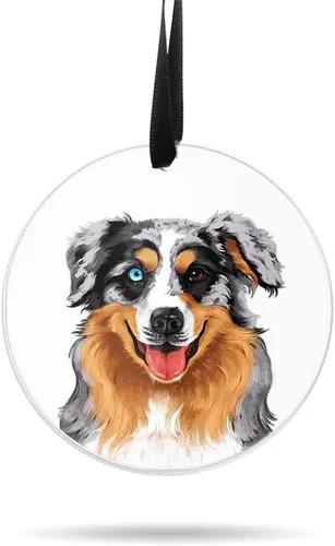 Vista 6 de WIRESTER Adornos colgantes para árbol de Navidad, festividades, fiesta, coche, decoración para el hogar y la oficina, adorno grande de 3 pulgadas