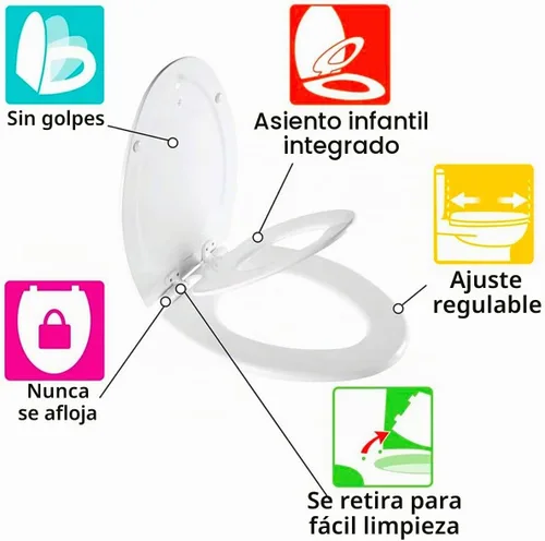 Vista 2 de Mayfair NextStep2 - Asiento de inodoro