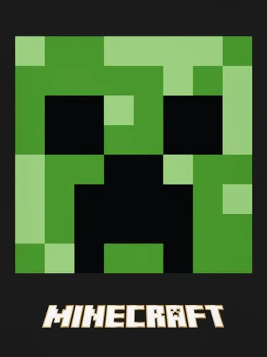 Vista 2 de Minecraft Camiseta de manga larga Creeper Face para niño