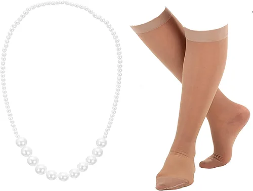 Vista 6 de EBYTOP 2023 Disfraz de anciana para niños, vestido de abuela, accesorios de Halloween para niña conjunto1-wh