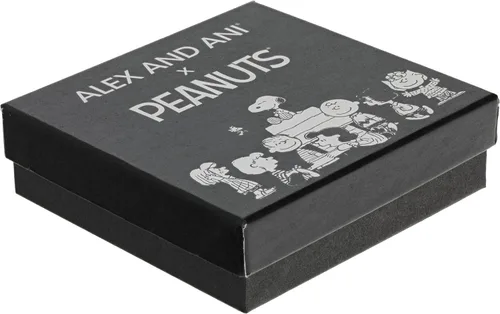 Vista 2 de Alex and Ani Peanuts - Pulsera de disfraz Snoopy color morado talla única talla única