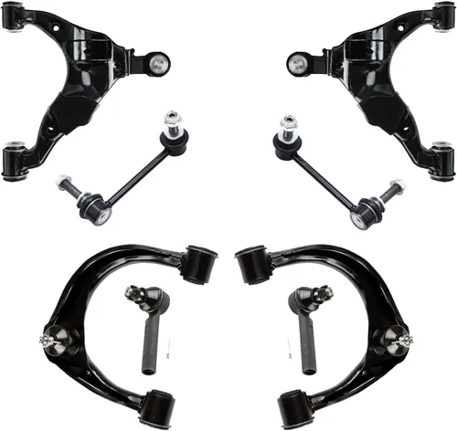 Vista 168 de Detroit Axle - Kit de brazos de control de extremo de 8 piezas para Toyota 2001-2003 Highlander 2002-2003 Camry Lexus ES300, 2 conjuntos de brazos