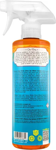 Vista 2 de Chemical Guys CLD10516 Gel limpiador de ruedas cítrico pegajoso, (seguro para todos los tipos de ruedas), funciona en automóviles, camiones, SUV