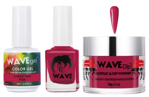 Vista 180 de WAVEGEL - Juego de gel de remojo, laca de uñas y polvo acrílico a juego - Colección Simplicity - #P109 Blizzard