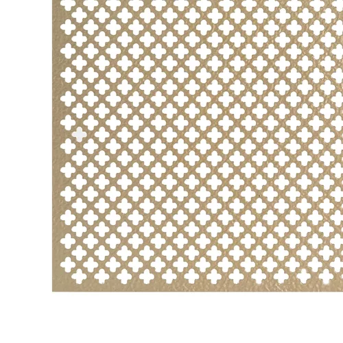 Vista 9 de M-D Building Products 56018 12 pulgadas x 24 pulgadas x 0.020 pulgadas. Hoja de aluminio negra Cloverleaf