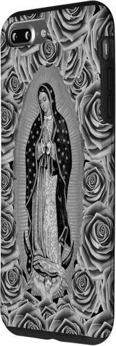 Vista 26 de Funda para iPhone 11 Nuestra Señora Virgen De Guadalupe Virgen María Floral