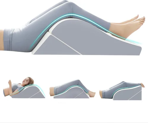 Vista 8 de Simpledad Almohada de cuña de tamaño individual para relleno de huecos de cama, almohada de cuña para espacio de cabecera (0-8 pulgadas), relleno