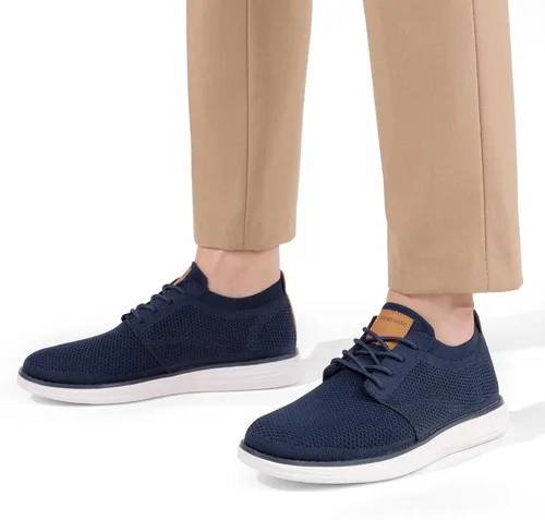 Vista 7 de Bruno Marc Zapatillas de malla para hombre Oxfords ligeras