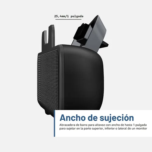 Vista 8 de Cyber Acoustics Barra de Altavoces USB y Bluetooth (CA-2890BT) – Altavoz Alimentado por USB con Micrófono para PC y Bluetooth para Conectar