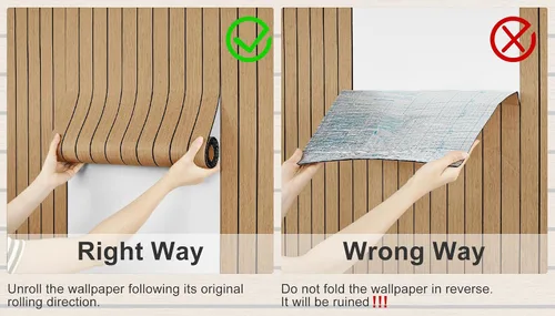 Vista 7 de Paneles de madera marrón para pared, a prueba de sonido, papel tapiz de listones de madera, apto para inquilinos, paneles de pared 3D