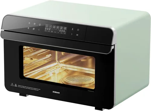 Vista 12 de ROBAM Horno de vapor de convección de encimera 23QT, combo de horno Blanco