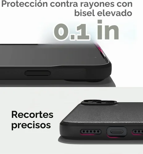 Vista 8 de Ringke Onyx - Funda para iPhone 15 Case, [Se Siente Bien en la Mano] resistente al aceite y a la suciedad, cubiertas individuales para lentes