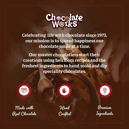 Vista 6 de Bombas de chocolate caliente de Chocolate Works, bombas de cacao caliente prémium con malvaviscos, hechas con chocolate con leche real, chocolate