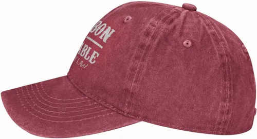 Vista 4 de Philysonic Sombrero divertido Bourbon is A Vegetable 51% Corn by Law Sombrero de béisbol para mujer, gorras ajustables