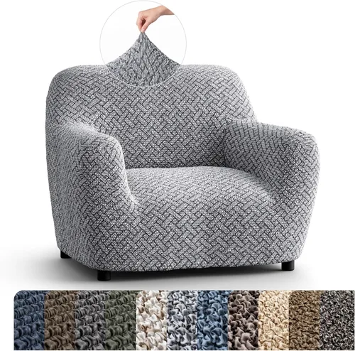 Vista 33 de PAULATO BY GA.I.CO. Funda para silla – Funda elástica para sillón – Funda de sillón para mascotas y niños – Fundas suaves para silla – Protector