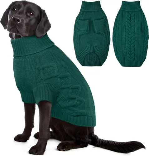 Vista 19 de PeacockGreen XS Suéter para Perro Hembra Chihuahua Teacup, Ropa para Gatos y Cachorros - Suéter Cálido de Invierno para Navidad y Acción de Gracias