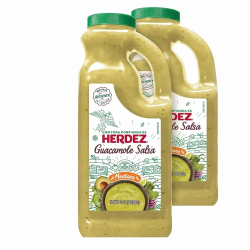 Vista 6 de HERDEZ Salsa de guacamole, mediano, jarra de 32 onzas
