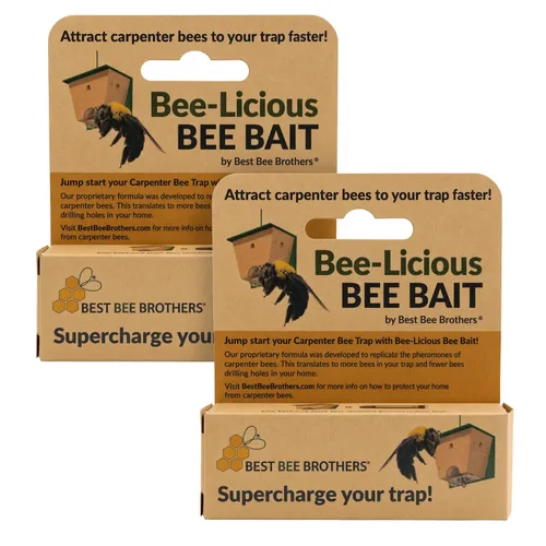 Vista 9 de Best Bee Brothers Bee-Licious - Señuelo de abeja carpintero totalmente 1 Paquete