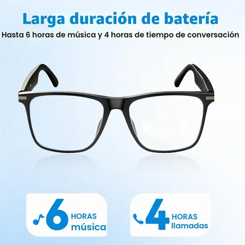 Vista 7 de Gafas Inteligentes de Traducción Ai con ChatGPT, Gafas Bluetooth con Traducción de 164+ Idiomas, Gafas Traductoras con Lentes de Cambio