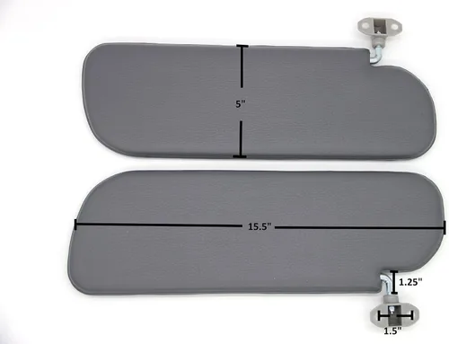 Vista 3 de Legion Part Store se adapta a FJ40 FJ45 FJ Series Gray Land Cruiser compatible con Toyota Sun Visors Set