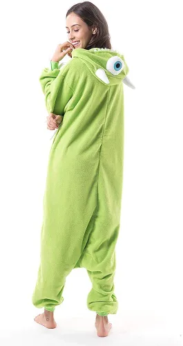 Vista 5 de Beauty Shine Disfraz unisex de dibujos animados para adultos Halloween Navidad pijamas de peluche para cosplay