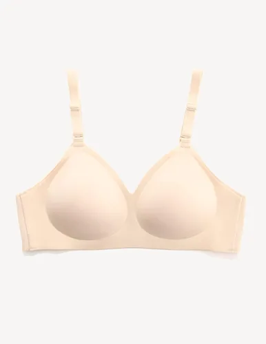 Vista 7 de COMFELIE Sujetador sin costuras para mujer, brasier ultra cómodo, cuello en V, ajustable, invisible, bralette YN25
