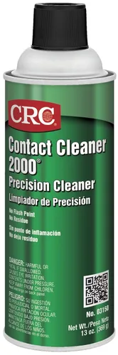 Vista 5 de CRC - Limpiador de contacto de precisión 3150 2000, lata de aerosol de 13 onzas, transparente