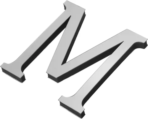 Vista 26 de PATIKIL Adhesivos de pared de acrílico 3D con letras S autoadhesivas para decoración del hogar, letrero artístico, para bricolaje, decoración