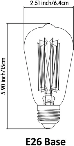 Vista 2 de Edison foco, 60.00watts, 110.00 volts