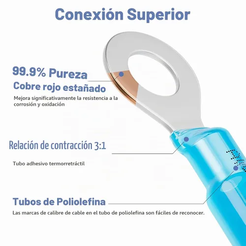 Vista 6 de haisstronica 120 PCS Conectores de Cable Termorretráctil - Conectores de Empalme Termorretráctiles de Grado Marino - Kit de Conectores Eléctricos