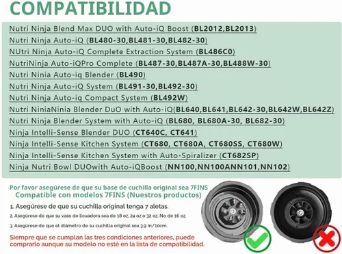 Vista 3 de 2 tazas de batido Ninja Nutri de 24 onzas, piezas de repuesto