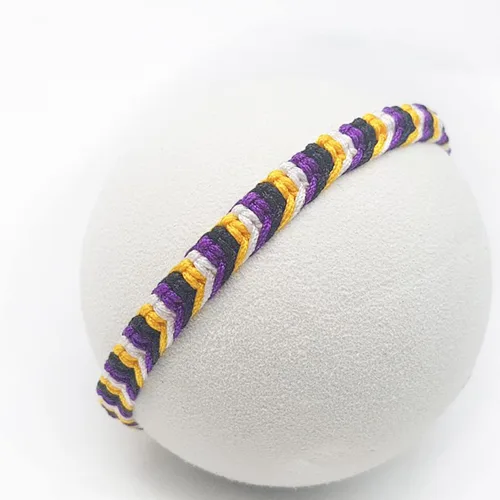 Vista 5 de LAMIBEE Pulsera tibetana con diseño de pansexualidad bisexual LGBT Proud Love Brazaletes de cuerda de amuleto y bohemio para mujeres y hombres