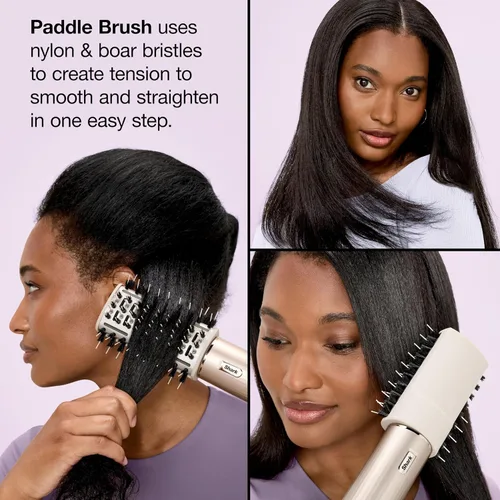 Vista 8 de Shark FlexStyle Air Multi-Styler y sistema de secado Cepillo secador de pelo para soplados con rizadores Coanda de envoltura automática, cepillo