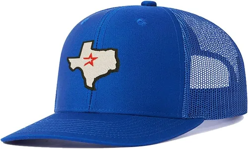 Vista 12 de Houston Texas Gorras De Camionero De Malla Personalizadas Gorras Unisex Bordadas Gorras Negro