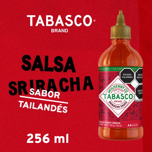 Vista 2 de TABASCO Salsa Sriracha, 256 ML