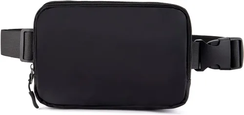 Vista 7 de Riñonera cruzada para mujer en todas partes, Negro, talla única , Riñonera para mujer