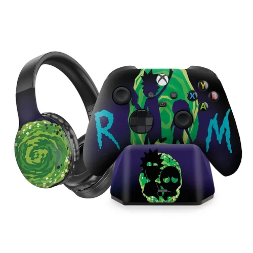 Vista 18 de Vennom Original X-box Modded Controller Wireless and Stand Compatible with X-box One Series X- Customized in USA with Advanced HydroDip Print