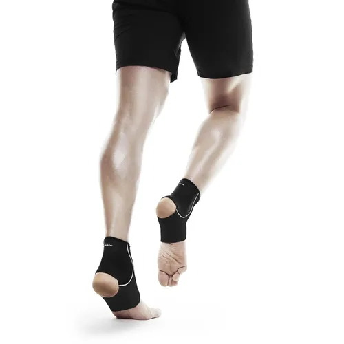 Vista 4 de Rehband Soporte de tobillo de neopreno de 0.069 pulgadas/0.118 pulgadas, soporte ligero para deportes y trabajo, se ajusta al zapato y estabiliza