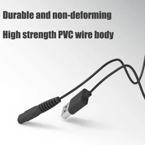 Vista 3 de OGMWIN Cable de alimentación de repuesto para hombre Manspot Premium Body Trimmer Cable de carga USB