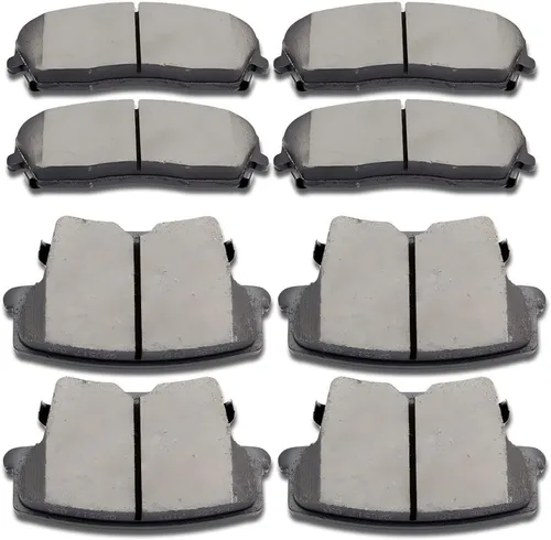 Vista 13 de D373 D374 SCITOO - Juego de pastillas de freno de disco para Honda Civic 1988-1989