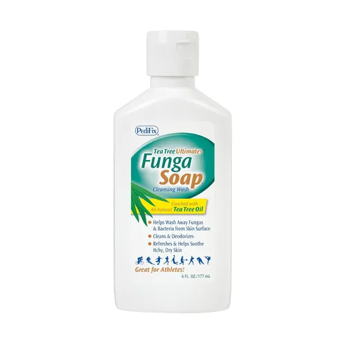 Vista 9 de Pedifix FungaSoap® Jabón de aceite de árbol de té para pies y cuerpo – 2 oz (Tamaño de viaje) – Botella pequeña para cuidado de piel con picazón
