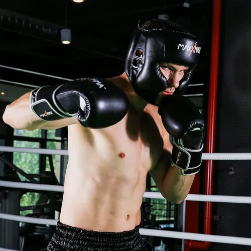 Vista 5 de MaxxMMA - Protector de cabeza L/XL para boxeo, entrenamiento MMA, kickboxing, sparring, karate, taekwondo