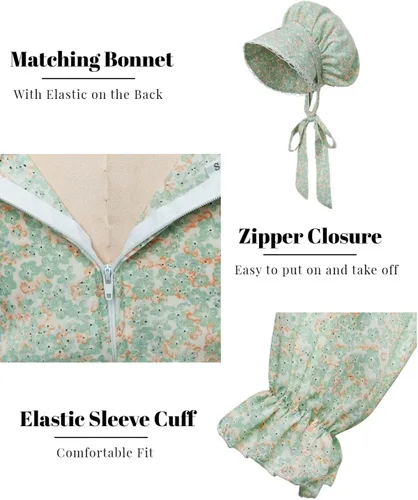 Vista 101 de Nuoqi - Vestidos de pionera para niñas, disfraz colonial