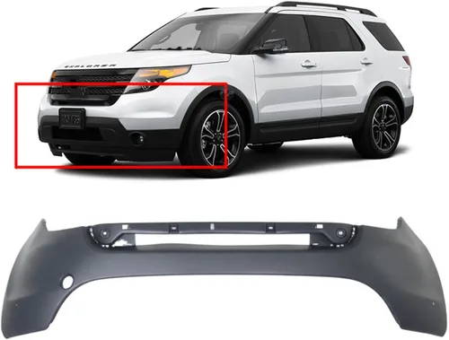 Vista 36 de FitParts Compatible con Nissan Titan 2017 cubierta de parachoques delantero superior