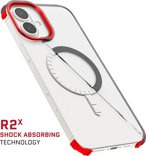 Vista 93 de Ghostek Covert Clear - Funda transparente para iPhone 15 Plus, silicona a prueba de golpes, compatible con accesorios Apple MagSafe, funda Negro