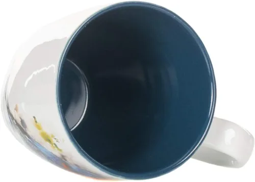 Vista 4 de Dean Crouser colección de taza de porcelana con diseño de acuarelas, bluebird