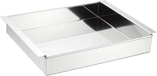 Vista 5 de Endoshoji TKG ATM08018 Molde de jalea de agar tofu de huevo, rectangular, acero inoxidable, resistente al óxido, higiénico, molde de tofu de huevo