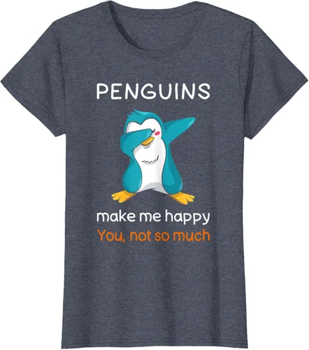 Vista 15 de Camiseta de pingüino con cita de pingüino sarcástico para amantes de los pingüinos, Negro